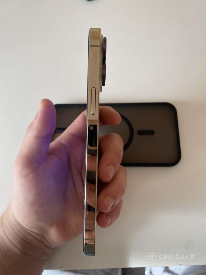 iPhone 13 Pro Max 256gb Gold 100% Baterija - nuotraukos Nr. 3