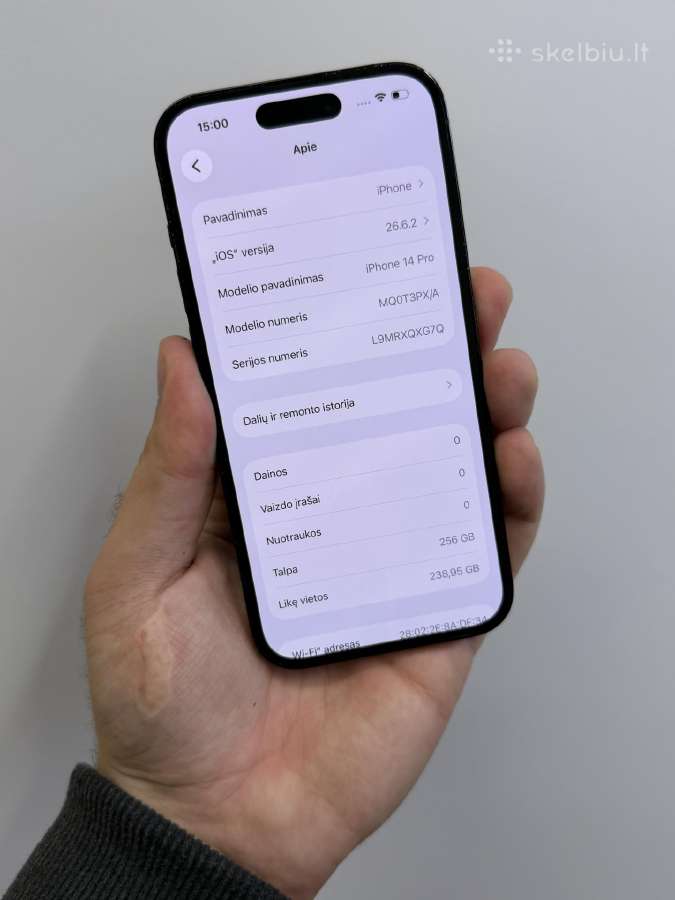 iPhone 14 Pro 256 GB - nuotraukos Nr. 4
