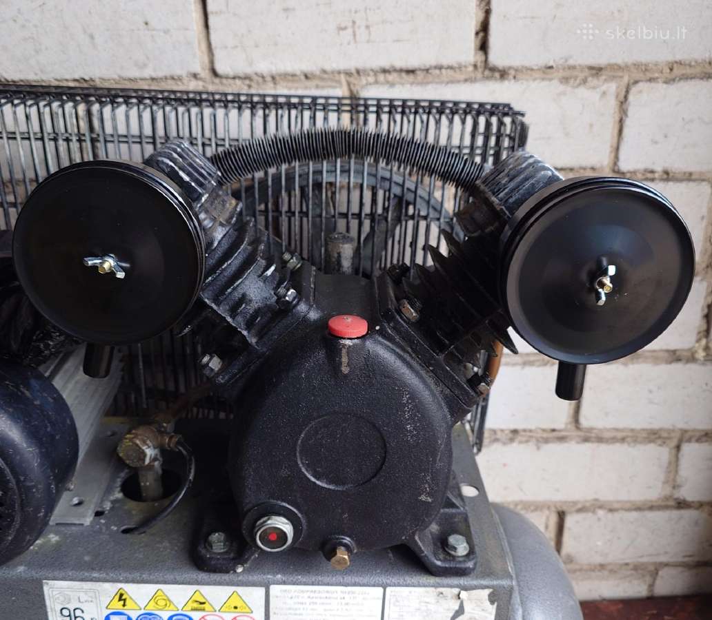 Oro kompresorius Powair Industrie 50l, vienfazis - nuotraukos Nr. 3