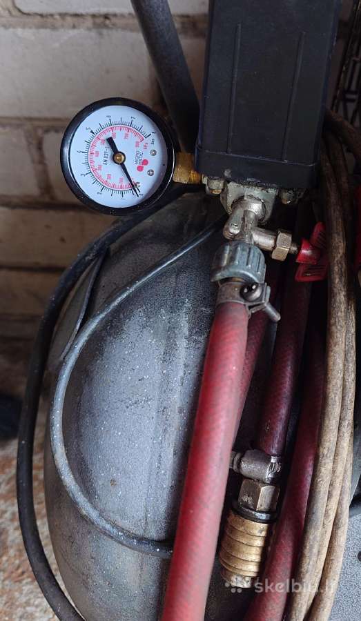 Oro kompresorius Powair Industrie 50l, vienfazis - nuotraukos Nr. 6