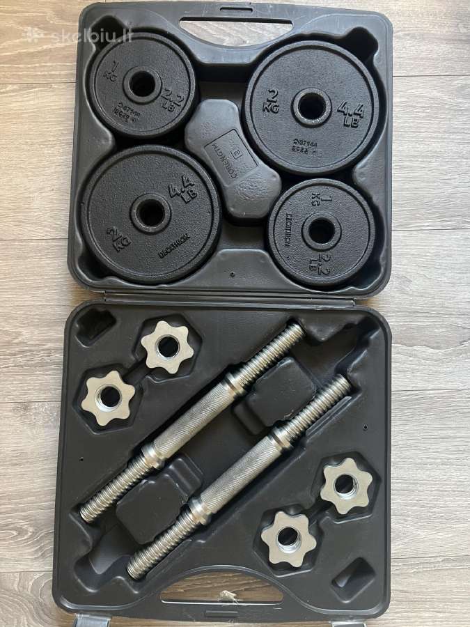 Decathlon Domyos hantelių rinkinys 20kg - nuotraukos Nr. 2
