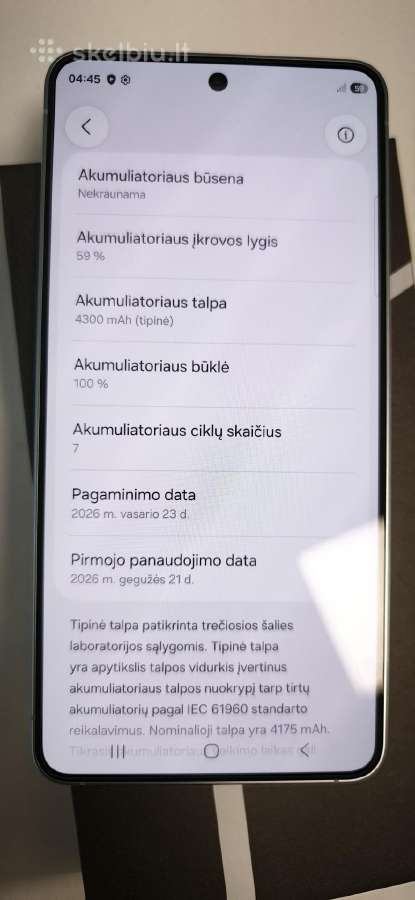 Samsung S26 256gb - nuotraukos Nr. 3