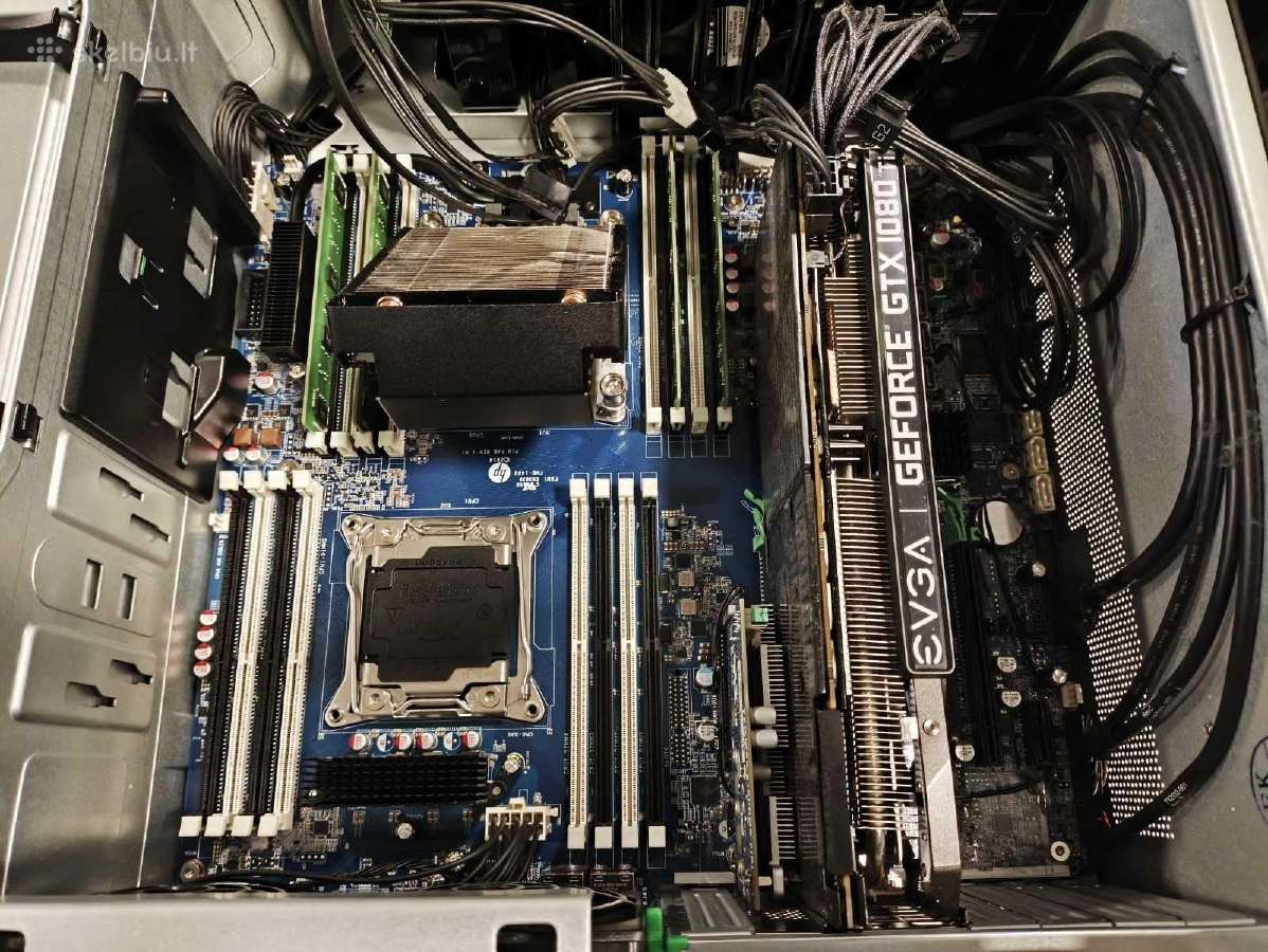 Hp Z840 E5-2637 v4 32gb 256gb Gtx 1080 Ti 11gb - nuotraukos Nr. 3