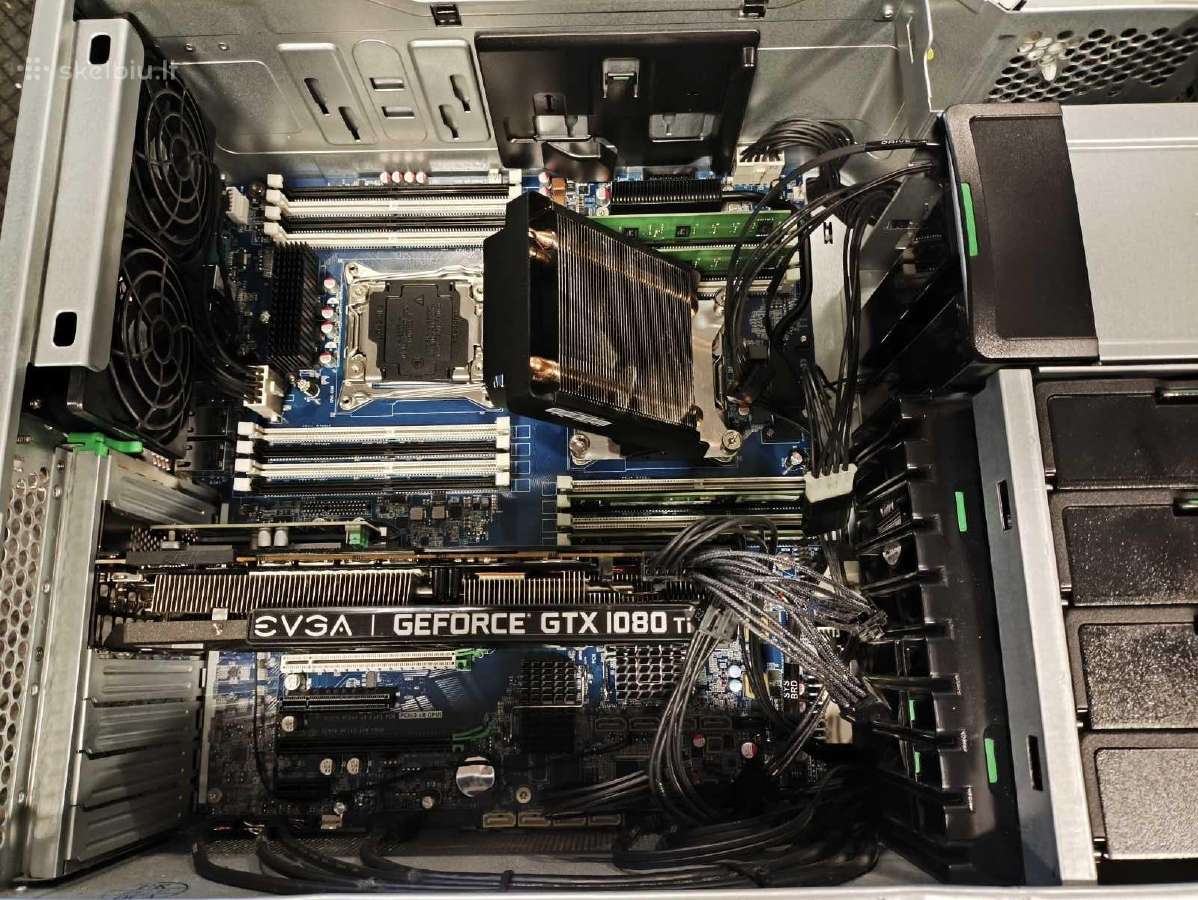 Hp Z840 E5-2637 v4 32gb 256gb Gtx 1080 Ti 11gb - nuotraukos Nr. 4