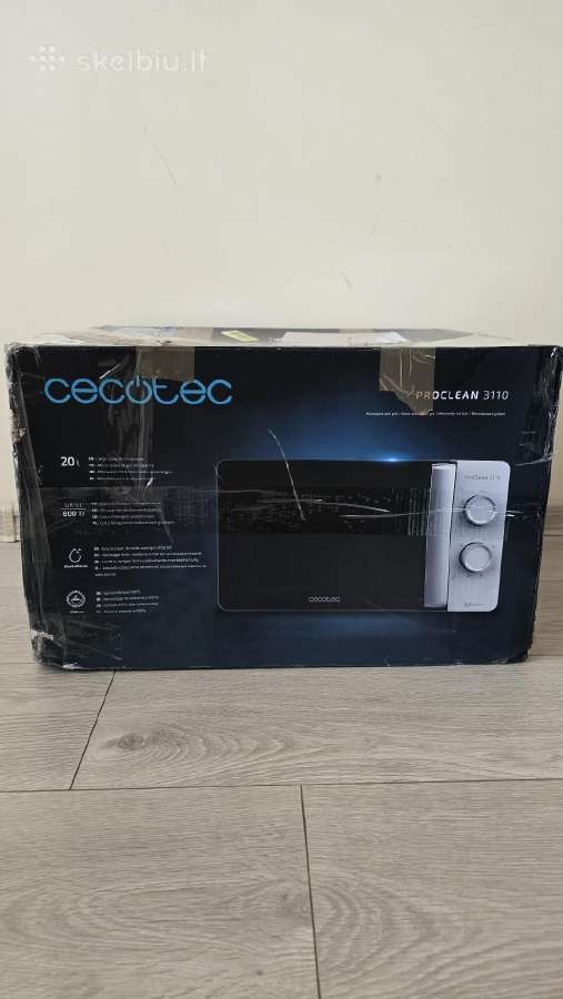 Cecotec Proclean 3110 mikrobangų krosnelė su grill - nuotraukos Nr. 5