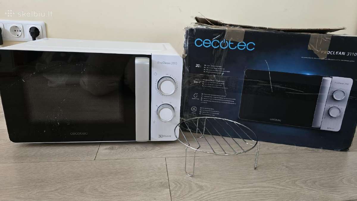 Cecotec Proclean 3110 mikrobangų krosnelė su grill - nuotraukos Nr. 6
