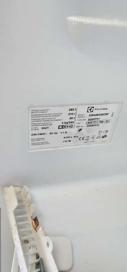 Įmontuojamas šaldytuvas Electrolux Enn2853aow - nuotraukos Nr. 3