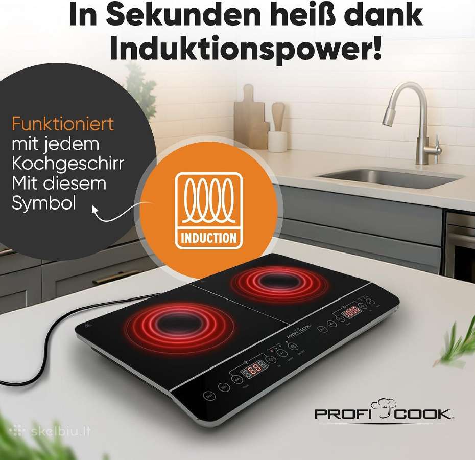 Proficook® indukcinė kaitlentė - nuotraukos Nr. 3
