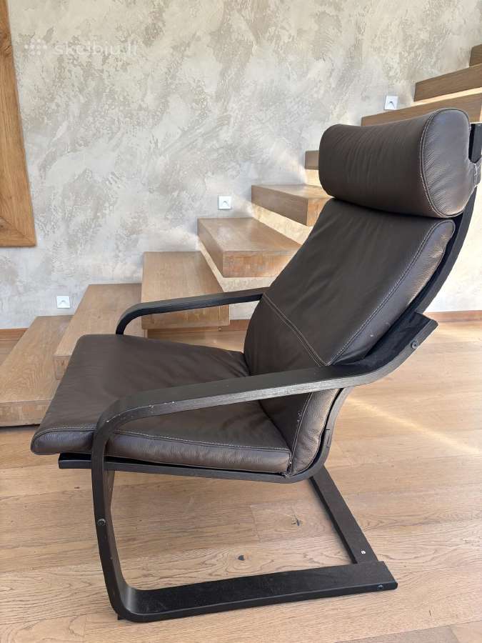 Ikea foteliai odiniai 2 vnt uz abu 150 Eur - nuotraukos Nr. 3