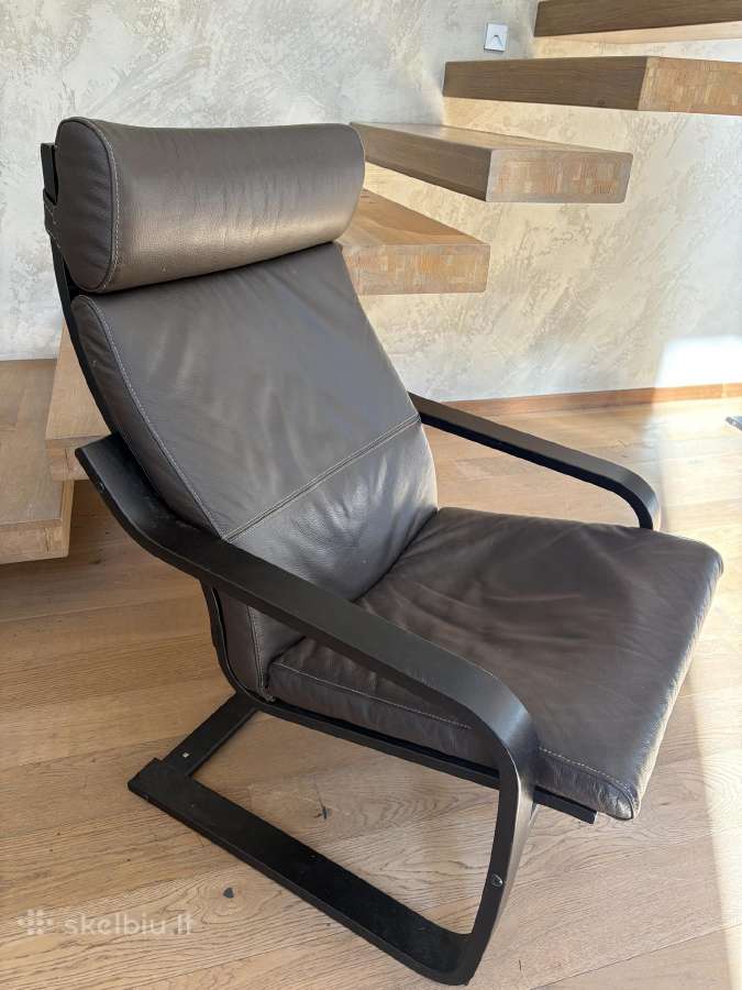 Ikea foteliai odiniai 2 vnt uz abu 150 Eur - nuotraukos Nr. 4