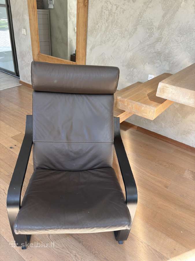 Ikea foteliai odiniai 2 vnt uz abu 150 Eur - nuotraukos Nr. 5