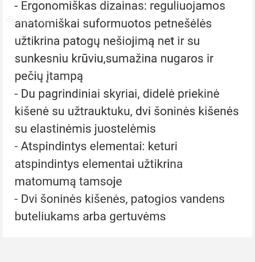 Ergonominė kuprinė - nuotraukos Nr. 7
