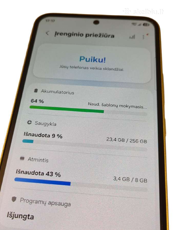 Samsung Galaxy A54 5G 256gb + 3 mėn. garantija - nuotraukos Nr. 7
