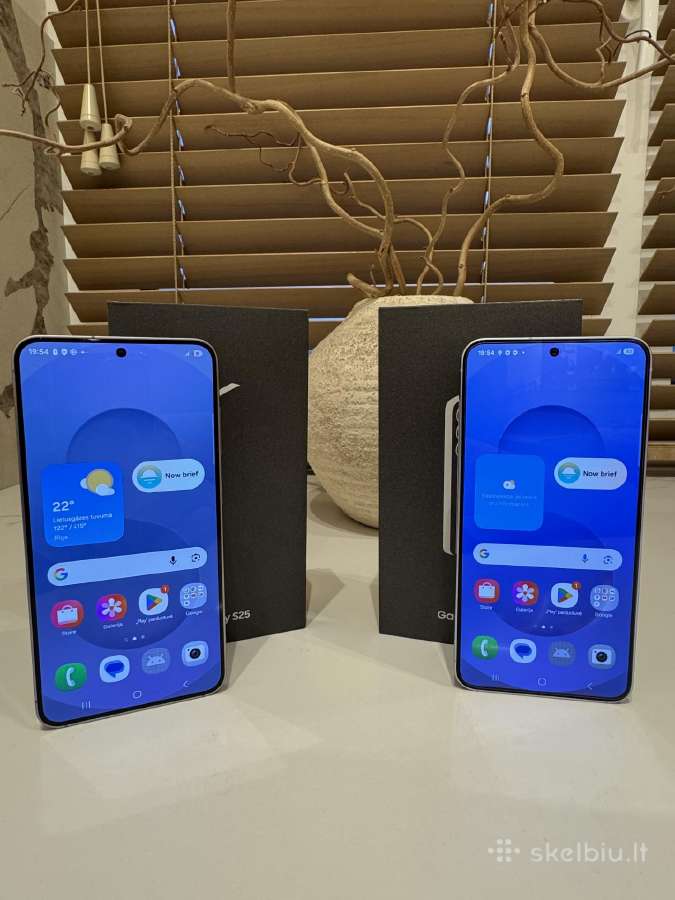 Samsung S25 128gb / 256 GB Silver ir Icyblue - nuotraukos Nr. 2