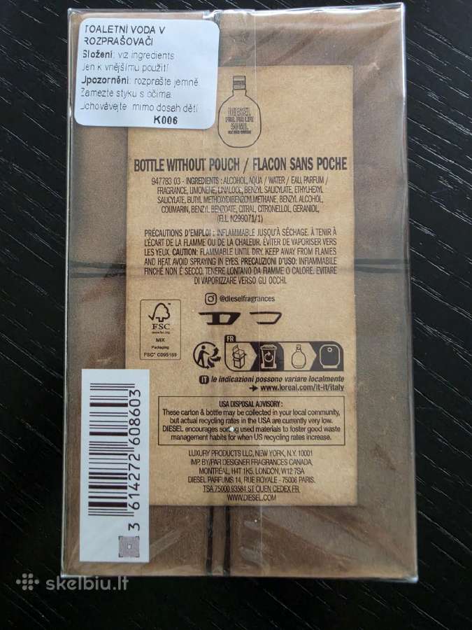 Diesel kvepalai vyrams - nuotraukos Nr. 2