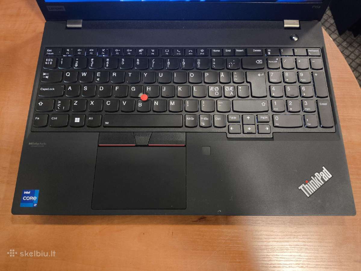 P15s 15.6 Ips i7-1165g7 32gb 512gb T500 4gb 0% - nuotraukos Nr. 2