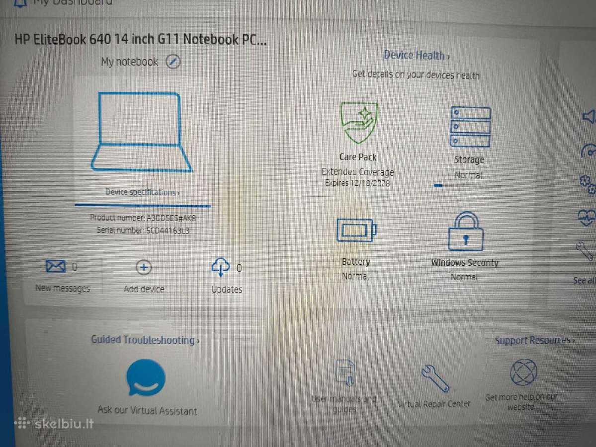 Elitebook 640 G11 14" Ultra 5 135u 16gb 512gb 0%** - nuotraukos Nr. 8
