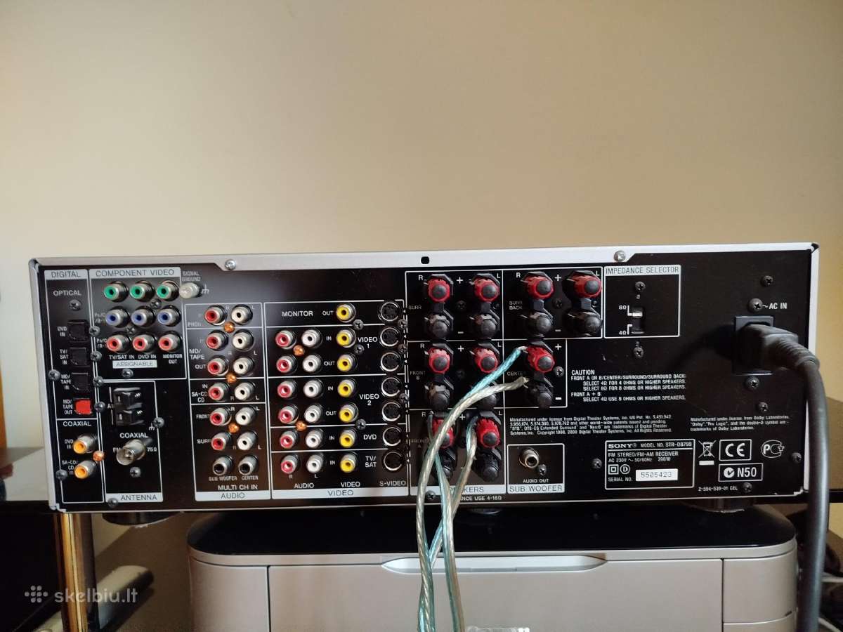 Resyveris Sony 135x7, Dvd plejeris, Dp500 kolonėl - nuotraukos Nr. 4