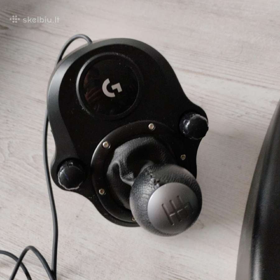 Logitech G29 + pavarų svirtis + pedalai - nuotraukos Nr. 5