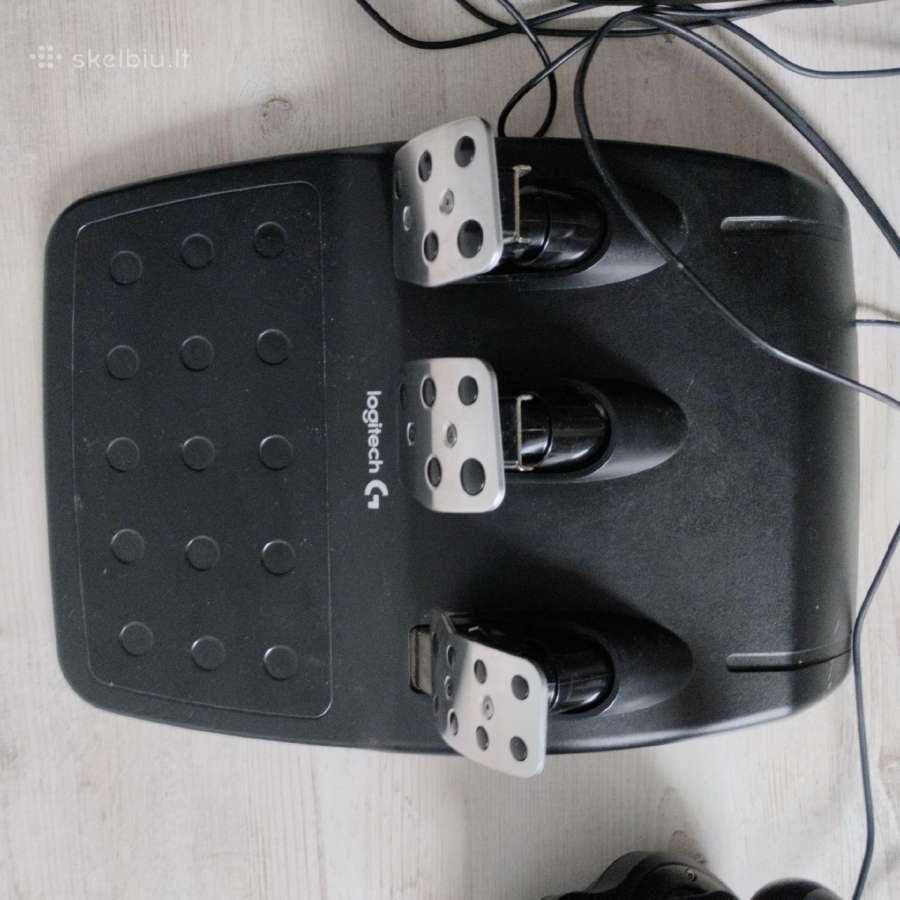 Logitech G29 + pavarų svirtis + pedalai - nuotraukos Nr. 6