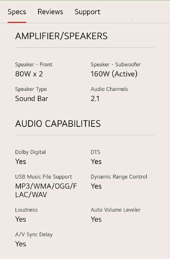 Soundbar LG Nb3540 320w - nuotraukos Nr. 16