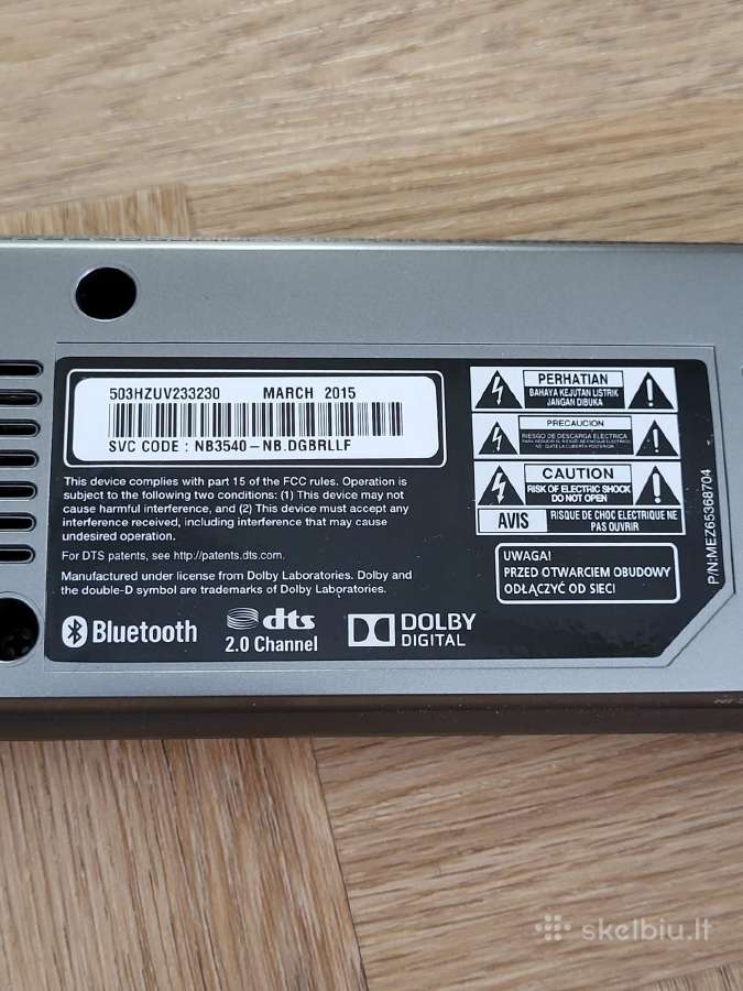 Soundbar LG Nb3540 320w - nuotraukos Nr. 9