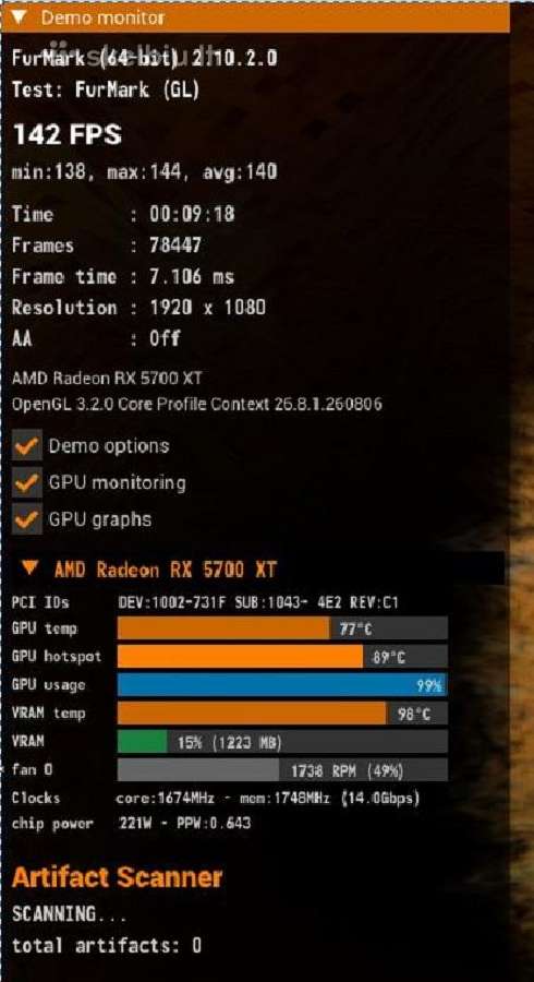 Asus Rog Strix Rx 5700 XT 8gb Oc - nuotraukos Nr. 6
