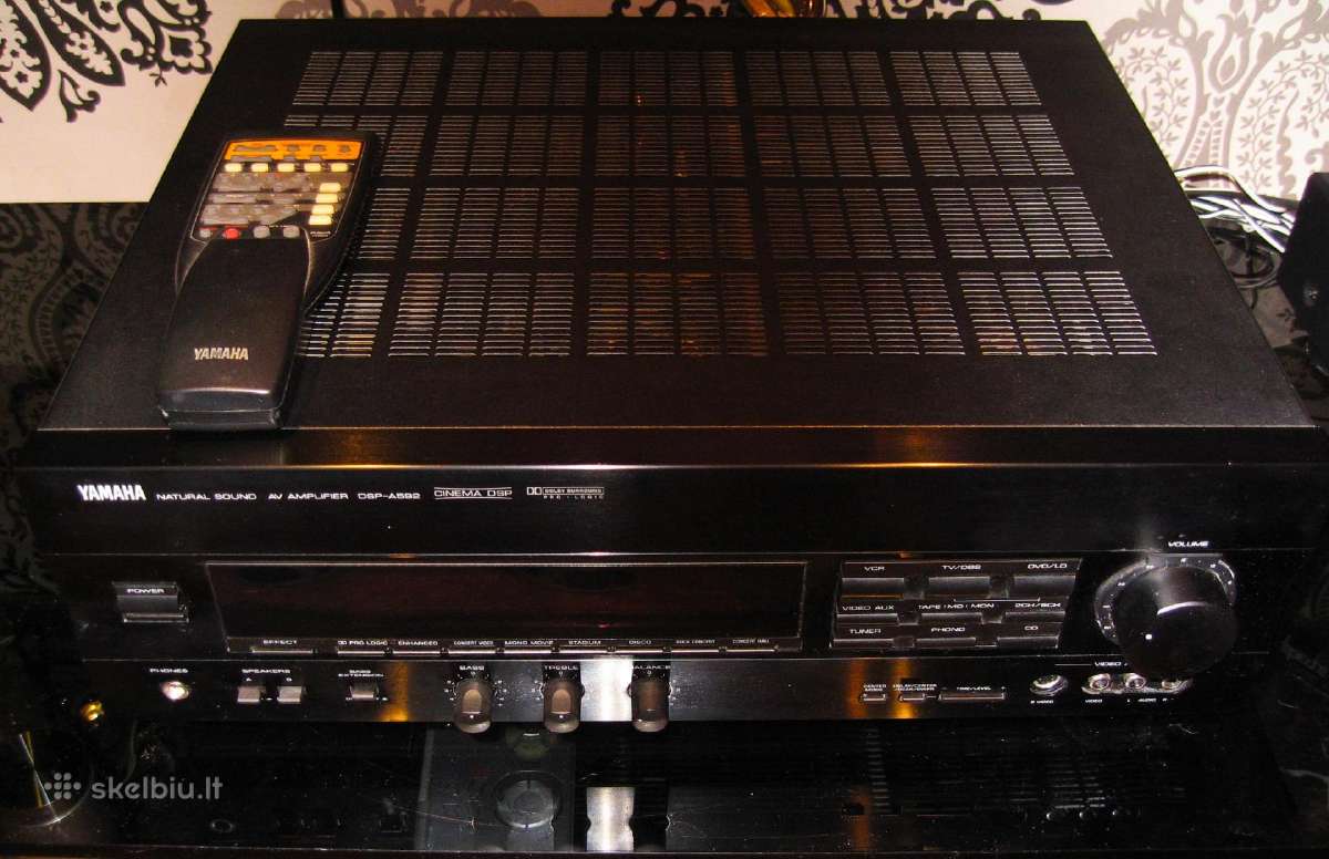 Yamaha Dsp-a592 Natural Sound AV Amplifier. - nuotraukos Nr. 4