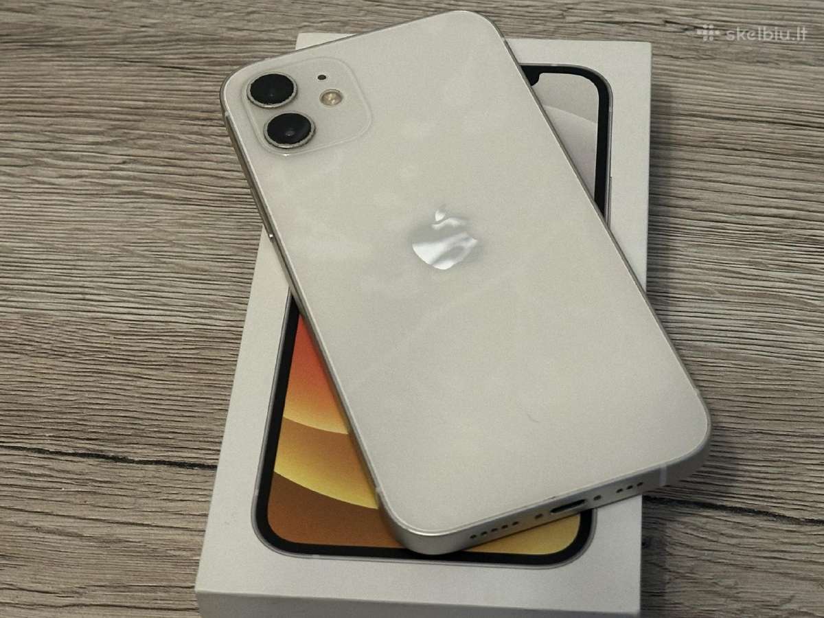 Parduodu iPhone 12 White 64gb - nuotraukos Nr. 3