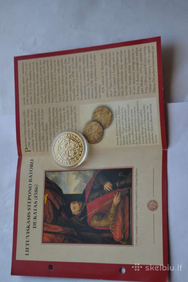 Lietuviskas Stepono Batoro dukatas1586 - nuotraukos Nr. 2