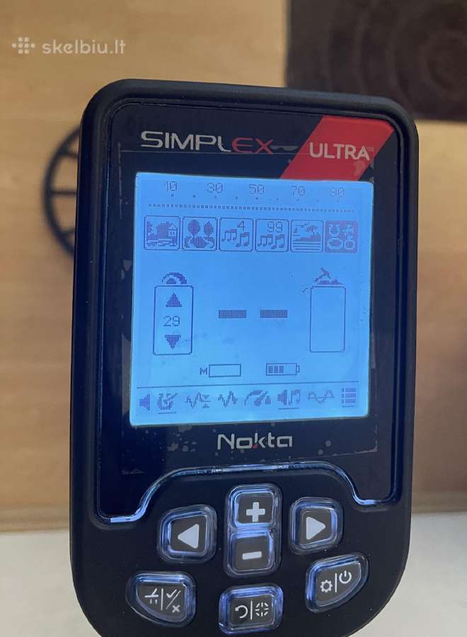 Metalo ieškiklis Nokta Simplex Ultra - nuotraukos Nr. 6