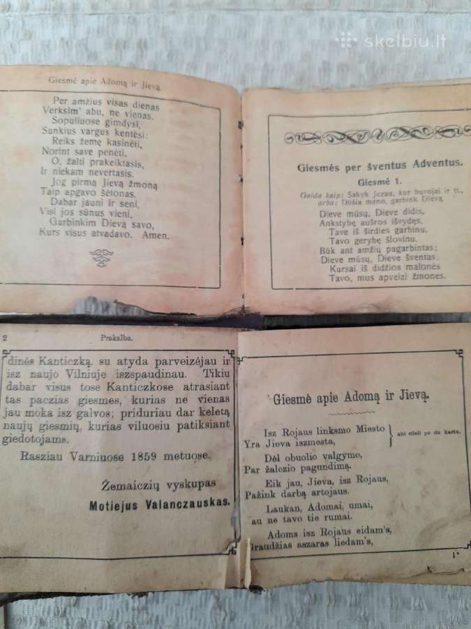 Kantička, Giesmių knyga 1905m - nuotraukos Nr. 2