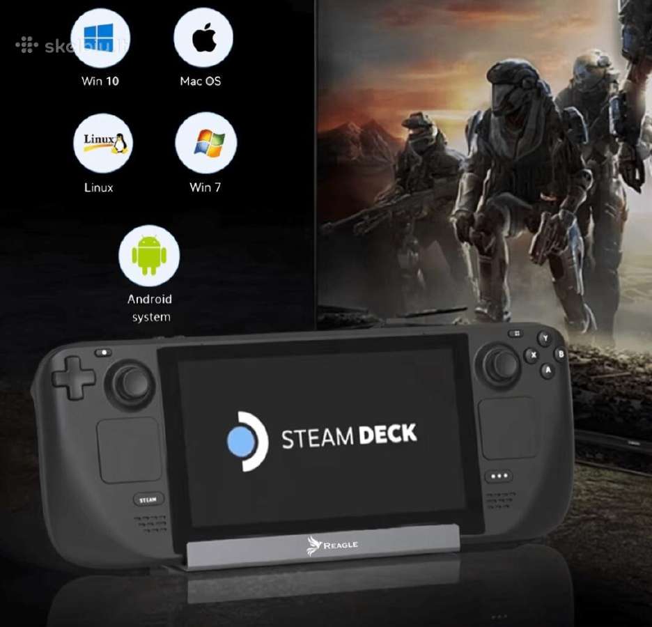 Steam Deck Oled 1tb+reagle 6-in-1 stotelė - nuotraukos Nr. 2