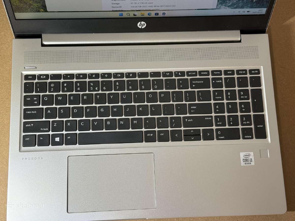 Hp Probook 450 G7 15 colių 8gb/256gb - nuotraukos Nr. 2