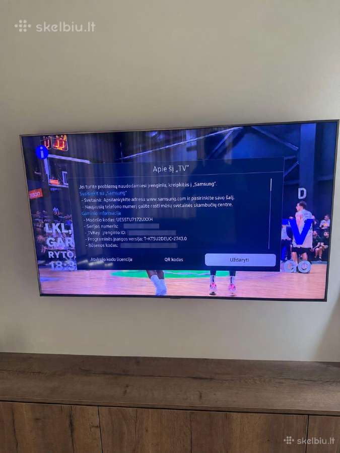 Samsung Ue55tu7172uxxh, 55", 4k Smart TV - nuotraukos Nr. 4