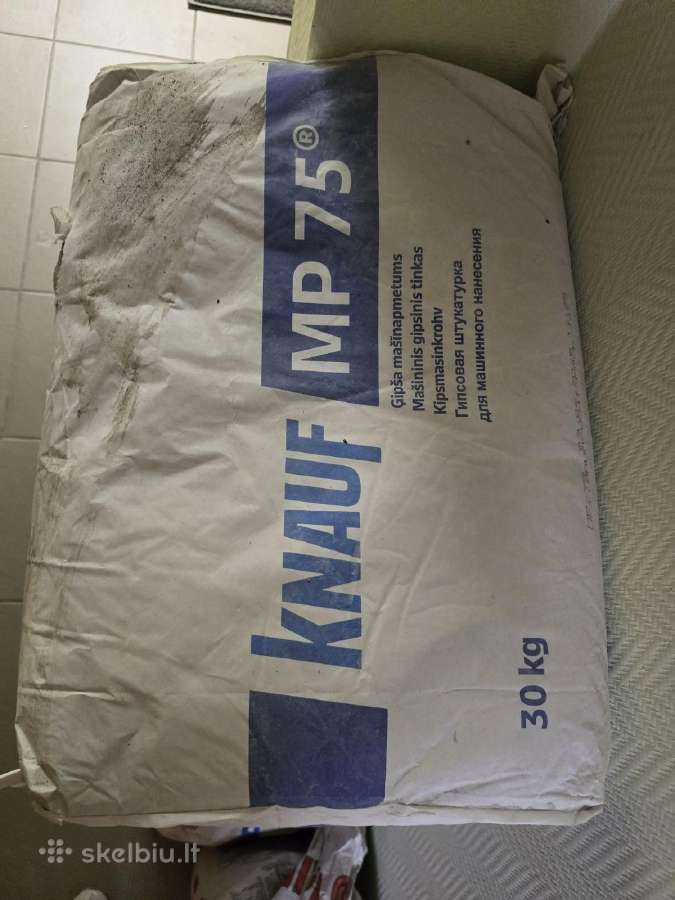 Knauf Mp 75 + kitų mišinių likučiai - nuotraukos Nr. 2