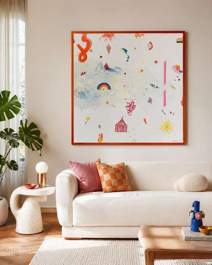 Įrėmintas originalus paveikslas 100x100 cm - nuotraukos Nr. 5