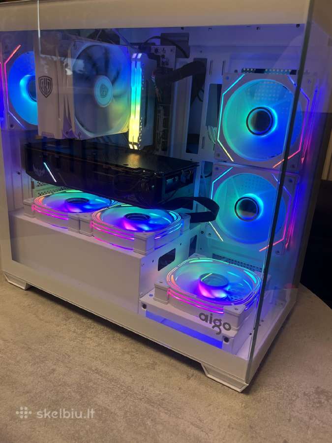 Baltas gaming pc - nuotraukos Nr. 2