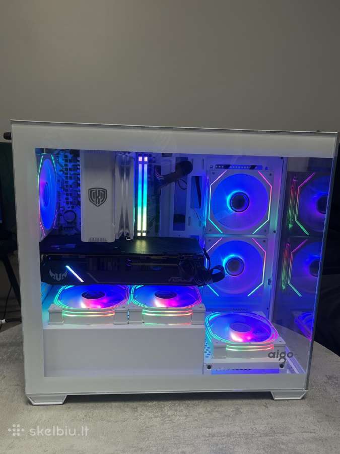 Baltas gaming pc - nuotraukos Nr. 3