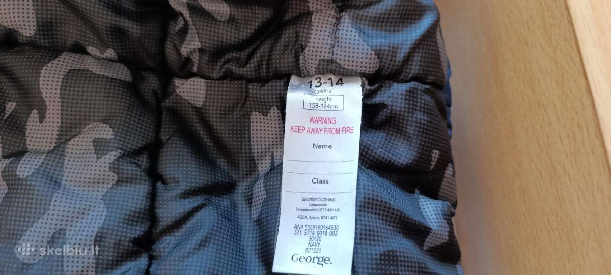 George parka vaikiška striukė 12-13 metų - nuotraukos Nr. 10