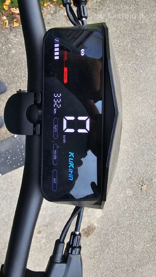 Kukirin G2 elektrinis paspirtukas - rida 332 km. - nuotraukos Nr. 6