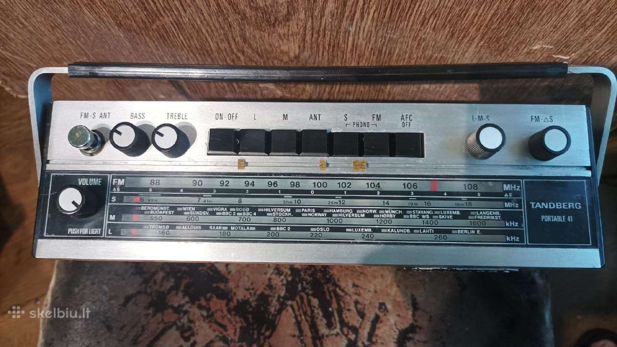 Tandberg Portable-41radija - nuotraukos Nr. 2