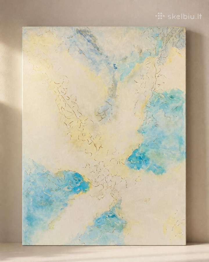 Originalus paveikslas 80x120 cm su kristalais - nuotraukos Nr. 2