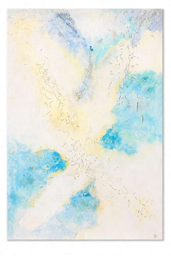 Originalus paveikslas 80x120 cm su kristalais - nuotraukos Nr. 5