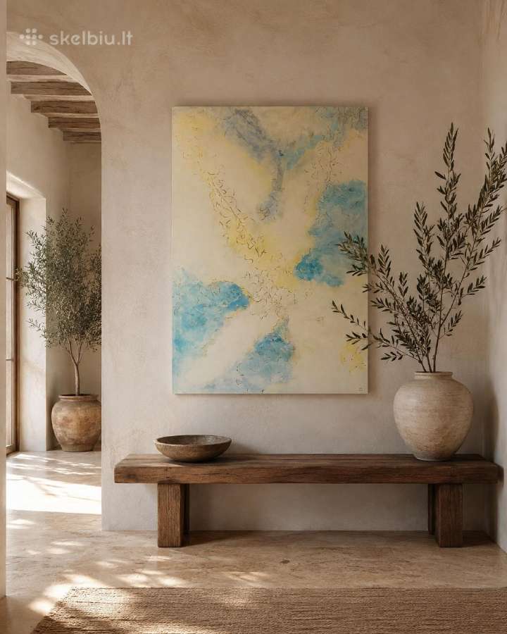 Originalus paveikslas 80x120 cm su kristalais - nuotraukos Nr. 8