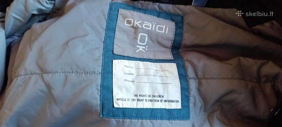 Okaidi berniukiška striukė 13-14 metų - nuotraukos Nr. 7