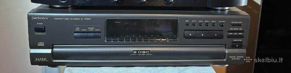 Technics SL-pd687 (5 diskų grotuvas) - nuotraukos Nr. 4