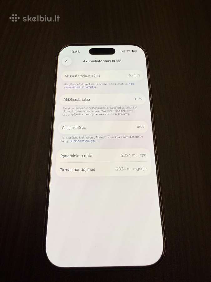 Apple iPhone 16 Pro Desert Titanium 256 GB - nuotraukos Nr. 5
