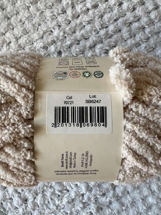 1kg Etrofil Toffy pliušinių siūlų - nuotraukos Nr. 2
