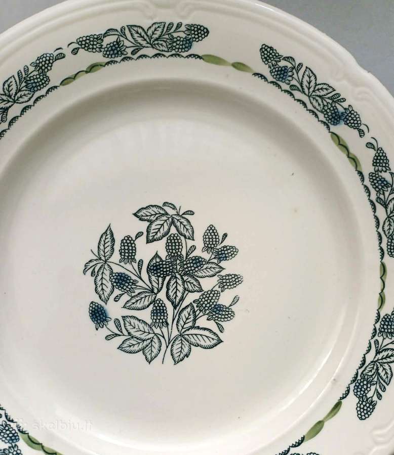 Lėkštės, 24cm, 2vnt. gilesnė ir plokščia, Zik - nuotraukos Nr. 4